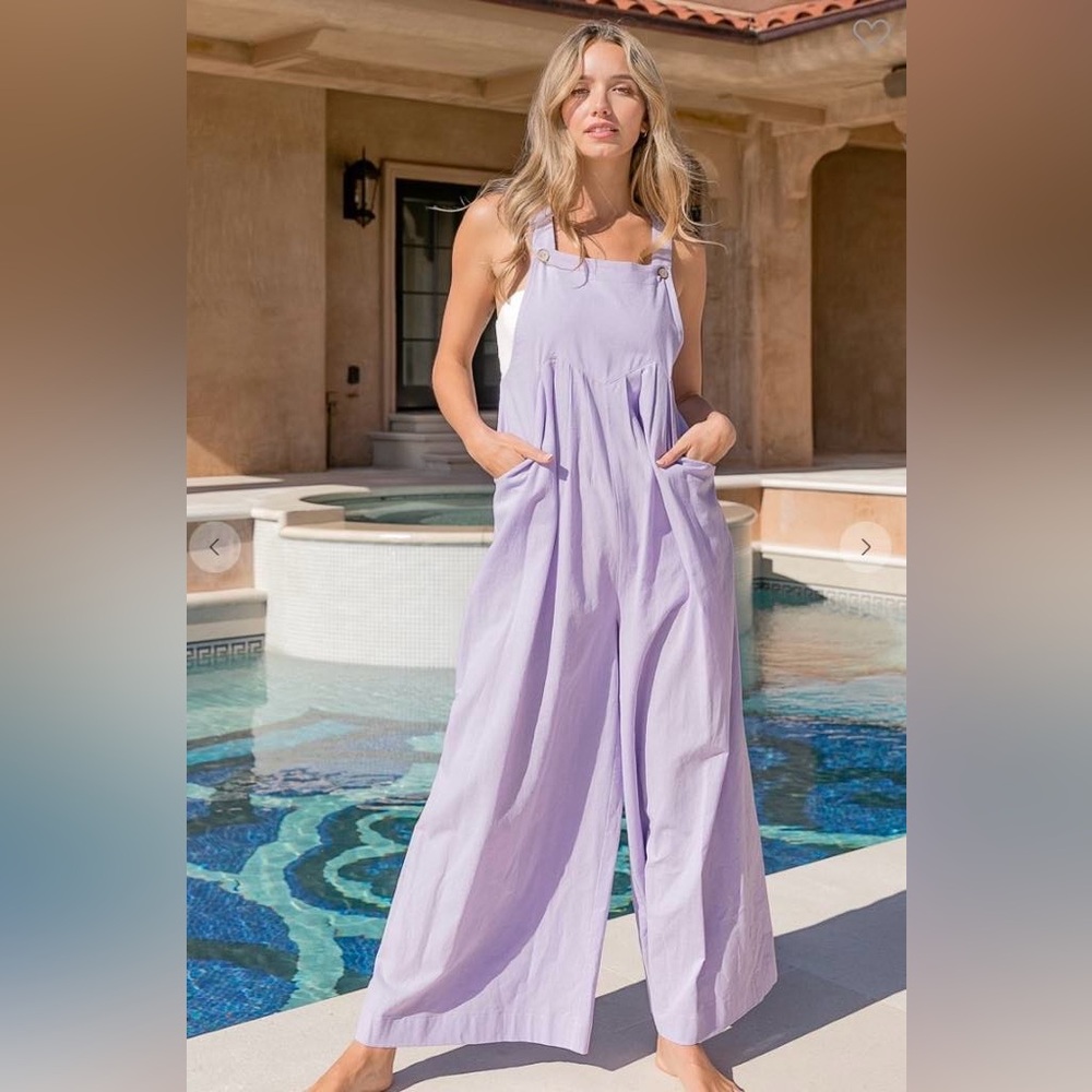 BiBi Wide Leg Overalls